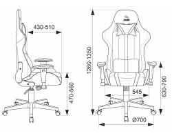 Кресло игровое Zombie A4 черный эко.кожа с подголов. крестовина пластик-foto11