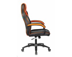 Кресло игровое Zombie VIKING 2 AERO черный/оранжевый текстиль/эко.кожа крестовина пластик-foto3