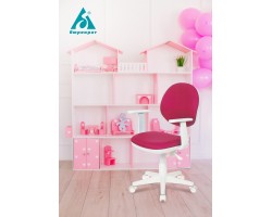 Кресло детское Бюрократ Ch-W356AXSN салатовый 15-118 крестовина пластик пластик белый-foto4