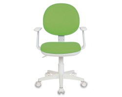 Кресло детское Бюрократ Ch-W356AXSN салатовый 15-118 крестовина пластик пластик белый-foto2