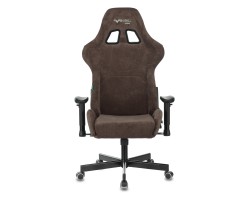 Кресло игровое Zombie VIKING KNIGHT Fabric темно-коричневый Light-10 с подголов. крестовина металл-foto15