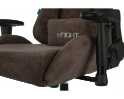 Кресло игровое Zombie VIKING KNIGHT Fabric темно-коричневый Light-10 с подголов. крестовина металл-foto10