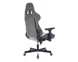 Кресло игровое Zombie VIKING 7 KNIGHT Fabric серый Loft ромбик текстиль/эко.кожа с подголов. крестовина металл-foto9