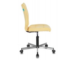 Кресло Бюрократ CH-330M желтый Velvet 74 крестовина металл хром-foto3