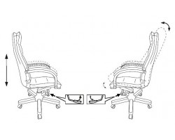 Кресло руководителя Бюрократ T-9927WALNUT слоновая кость кожа крестовина металл/дерево-foto6