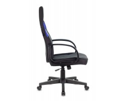 Кресло игровое Zombie RUNNER черный/синий текстиль/эко.кожа крестовина пластик-foto3