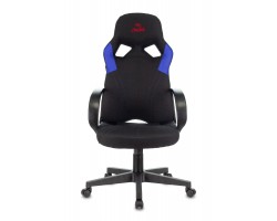 Кресло игровое Zombie RUNNER черный/синий текстиль/эко.кожа крестовина пластик-foto2