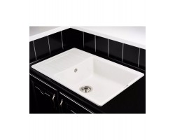 Кухонная мойка ROYS 1B1D WHITE ALABASTER KUPPERSBERG-foto2