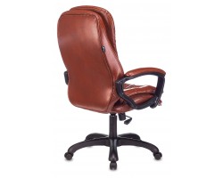 Кресло руководителя Бюрократ T-9950LT коричневый Boroko-37 эко.кожа крестовина пластик-foto4