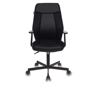 Кресло Бюрократ CH-606 черный текстиль/эко.кожа крестовина металл Кресло Бюрократ CH-606 черный текстиль/эко.кожа крестовина металл