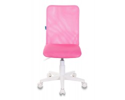 Кресло детское Бюрократ KD-9 розовый TW-06A TW-13А сетка/ткань крестовина пластик пластик белый-foto2