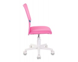 Кресло детское Бюрократ KD-9 розовый TW-06A TW-13А сетка/ткань крестовина пластик пластик белый-foto3