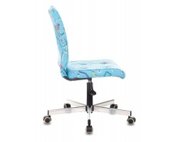 Кресло Бюрократ CH-330M голубой Sticks 06 крестовина металл хром-foto3