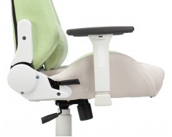 Кресло игровое Zombie EPIC PRO Fabric белый/зеленый с подголов. крестовина пластик пластик белый-foto11