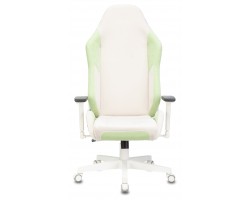 Кресло игровое Zombie EPIC PRO Fabric белый/зеленый с подголов. крестовина пластик пластик белый-foto13