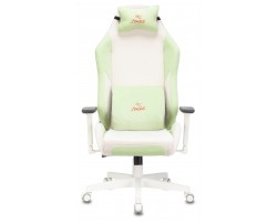 Кресло игровое Zombie EPIC PRO Fabric белый/зеленый с подголов. крестовина пластик пластик белый-foto2