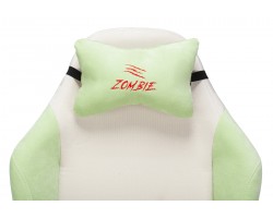 Кресло игровое Zombie EPIC PRO Fabric белый/зеленый с подголов. крестовина пластик пластик белый-foto7