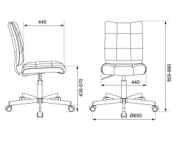 Кресло Бюрократ CH-330M белый Lincoln 100 эко.кожа крестовина металл хром-foto5
