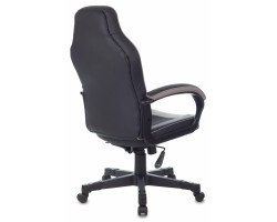 Кресло игровое Zombie GAME 17 черный/серый текстиль/эко.кожа крестовина пластик-foto4