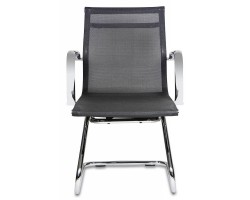 Кресло Бюрократ CH-993-Low-V черный M01 сетка низк.спин. полозья металл хром-foto2