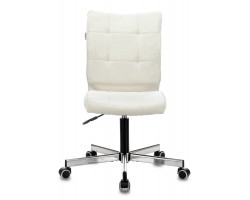 Кресло Бюрократ CH-330M молочный Velvet 20 крестовина металл хром-foto2