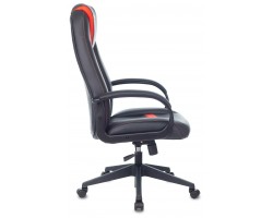 Кресло игровое Zombie 8 черный/красный эко.кожа крестовина пластик-foto3