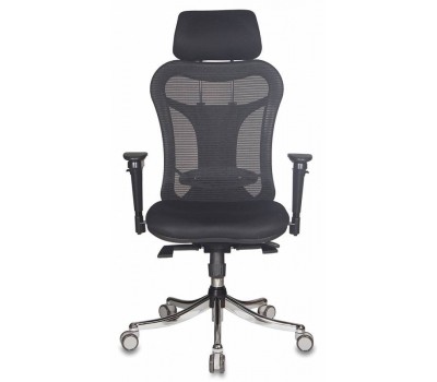 Кресло руководителя Бюрократ Ch-999ASX черный сиденье черный TW-11 сетка/ткань с подголов. крестовина металл хром