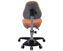 Кресло детское Бюрократ KD-2 оранжевый жираф крестовина пластик-foto4