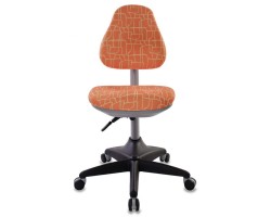 Кресло детское Бюрократ KD-2 оранжевый жираф крестовина пластик-foto2