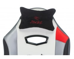 Кресло игровое Zombie HERO QUEEN черный/белый эко.кожа с подголов. крестовина пластик-foto5