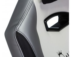 Кресло игровое Zombie HERO QUEEN черный/белый эко.кожа с подголов. крестовина пластик-foto9