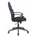 Кресло игровое Zombie VIKING-11 черный/синий текстиль/эко.кожа крестовина пластик