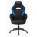 Кресло игровое Zombie VIKING 3 AERO черный/синий текстиль/эко.кожа крестовина пластик