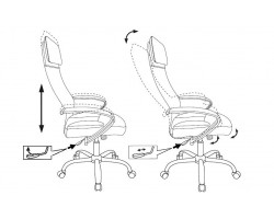 Кресло руководителя Бюрократ CH-608SL/ECO черный эко.кожа крестовина металл хром-foto9