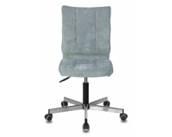 Кресло Бюрократ CH-330M серо-голубой Light-28 крестовина металл хром-foto2