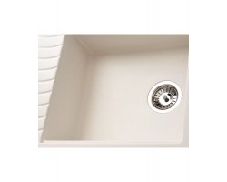 Кухонная мойка MILA 1B1D WHITE ALABASTER KUPPERSBERG-foto3