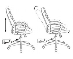 Кресло игровое Zombie VIKING-11 черный текстиль/эко.кожа крестовина пластик-foto5