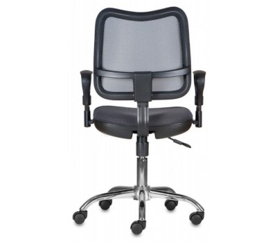 Кресло Бюрократ CH-799SL темно-серый TW-04 TW-12 сетка/ткань крестовина металл хром Кресло Бюрократ CH-799SL темно-серый TW-04 TW-12 сетка/ткань крестовина металл хром