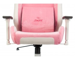Кресло игровое Zombie EPIC PRO Fabric белый/розовый с подголов. крестовина пластик пластик белый-foto6