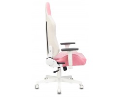 Кресло игровое Zombie EPIC PRO Fabric белый/розовый с подголов. крестовина пластик пластик белый-foto14