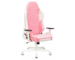 Кресло игровое Zombie EPIC PRO Fabric белый/розовый с подголов. крестовина пластик пластик белый-foto12