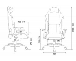 Кресло игровое Zombie EPIC PRO Fabric белый/розовый с подголов. крестовина пластик пластик белый-foto19