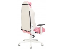 Кресло игровое Zombie EPIC PRO Fabric белый/розовый с подголов. крестовина пластик пластик белый-foto4