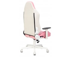 Кресло игровое Zombie EPIC PRO Fabric белый/розовый с подголов. крестовина пластик пластик белый-foto15