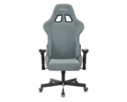 Кресло игровое Zombie VIKING KNIGHT Fabric серо-голубой Light-28 с подголов. крестовина металл-foto15