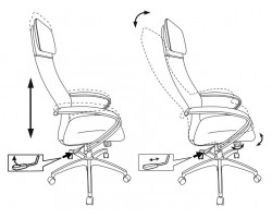 Кресло руководителя Бюрократ CH-608 черный TW-01 сиденье черный TW-11 эко.кожа/сетка с подголов. крестовина пластик-foto7