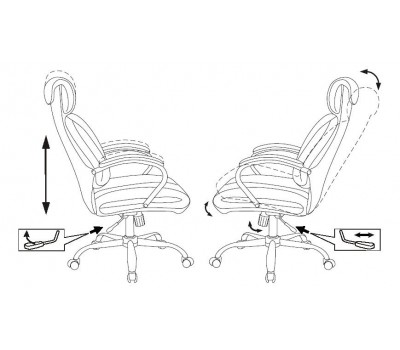Кресло руководителя Бюрократ T-9904NSL коричневый Lincoln 221 эко.кожа крестовина металл хром