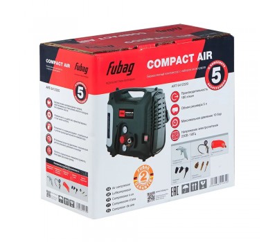 FUBAG компрессор с набором инструментов COMPACT AIR FUBAG компрессор с набором инструментов COMPACT AIR