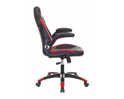 Кресло игровое Zombie VIKING-1N черный/красный эко.кожа крестовина пластик-foto3