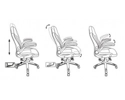 Кресло игровое Zombie VIKING-1N черный/красный эко.кожа крестовина пластик-foto6